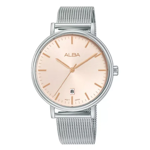 547378-01 Alba 36mm Fashion Watch for Women, Analog, Stainless steel Band, AG8N81X1-Silver