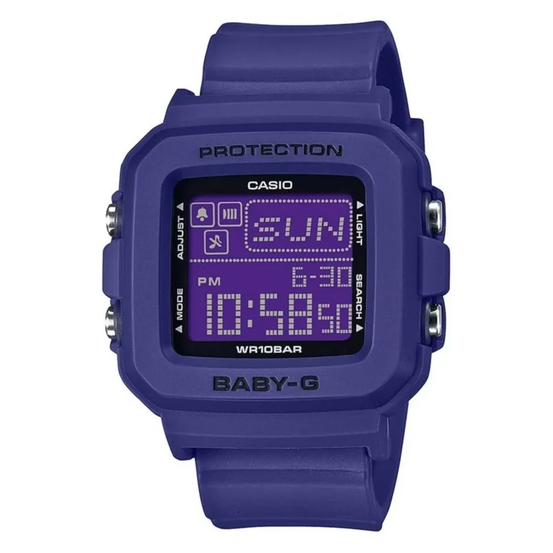 Casio Ladies Digital 36MM Watch, BGD-10K-2DR - Purple